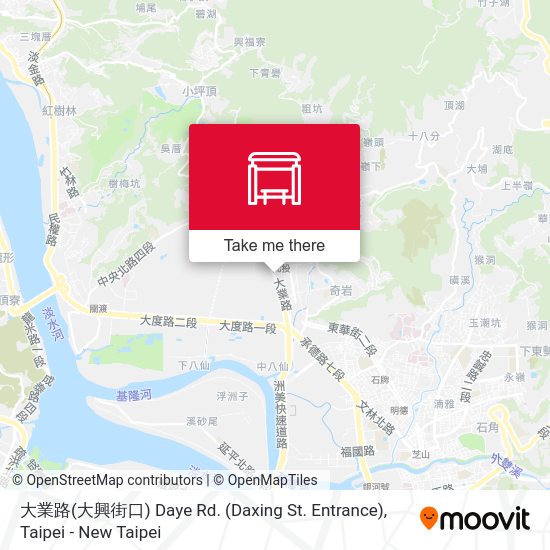 大業路(大興街口) Daye Rd. (Daxing St. Entrance) map