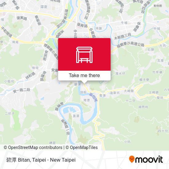 碧潭 Bitan map