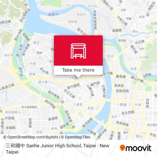 三和國中 Sanhe Junior High School地圖