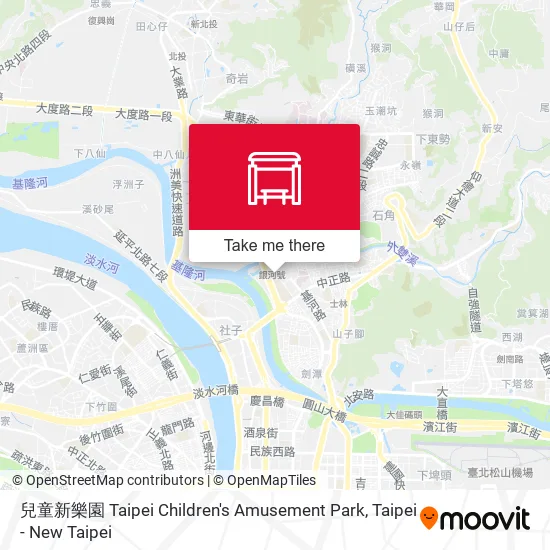 兒童新樂園 Taipei Children's Amusement Park map