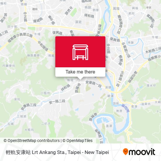 輕軌安康站 Lrt Ankang Sta. map