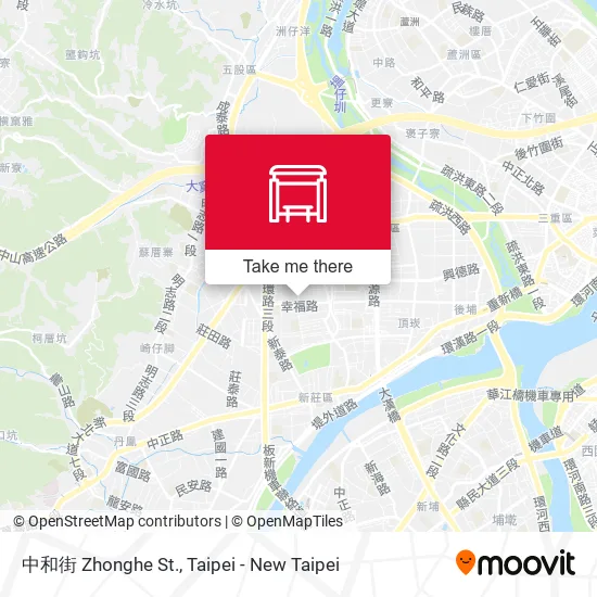 中和街 Zhonghe St. map