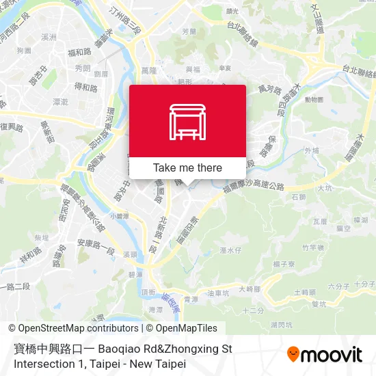 寶橋中興路口一 Baoqiao Rd&Zhongxing St Intersection 1地圖
