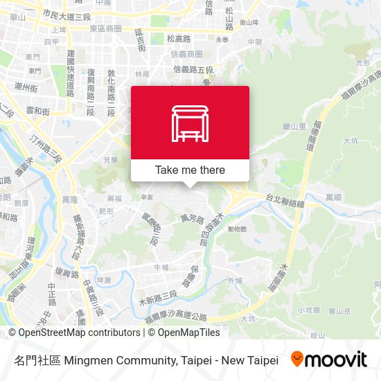 名門社區 Mingmen Community map