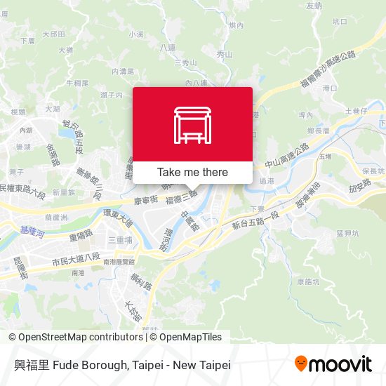 興福里 Fude Borough map