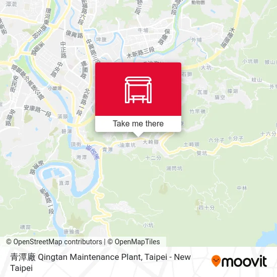 青潭廠 Qingtan Maintenance Plant map