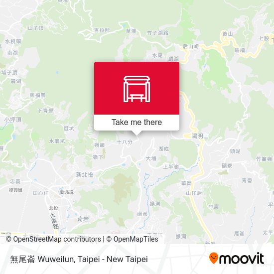 無尾崙 Wuweilun map