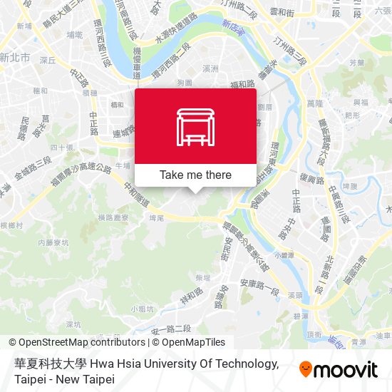 華夏科技大學 Hwa Hsia University Of Technology map