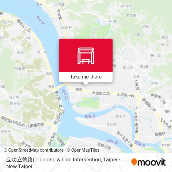立功立德路口 Ligong & Lide Intersection map
