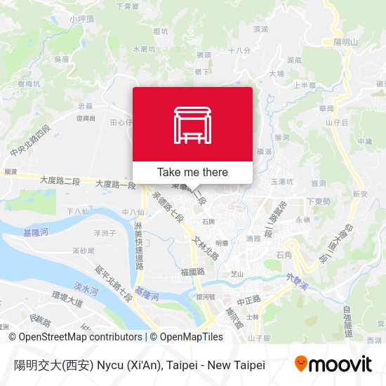 陽明交大(西安) Nycu (Xi'An) map