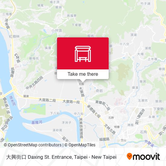 大興街口 Daxing St. Entrance map