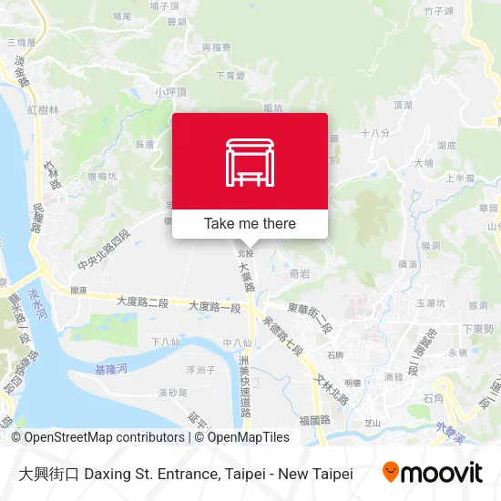 大興街口 Daxing St. Entrance地圖