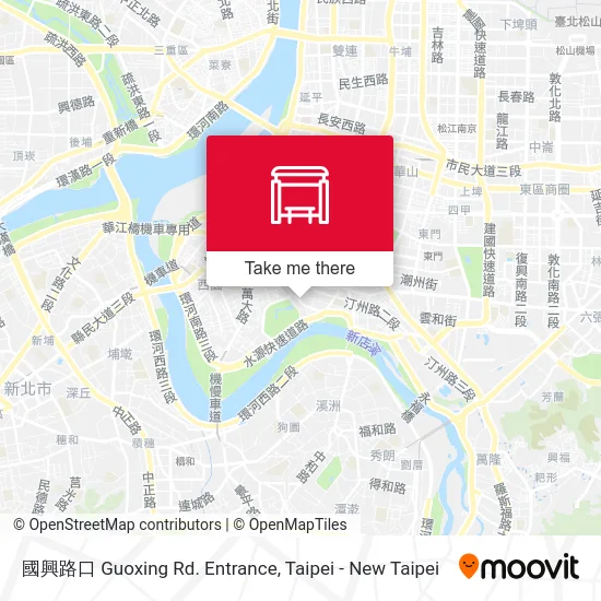國興路口 Guoxing Rd. Entrance map