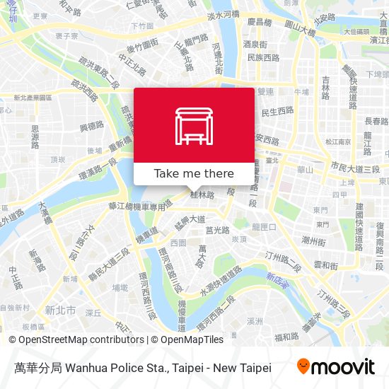 萬華分局 Wanhua Police Sta. map