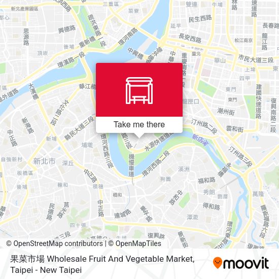 果菜市場 Wholesale Fruit And Vegetable Market map