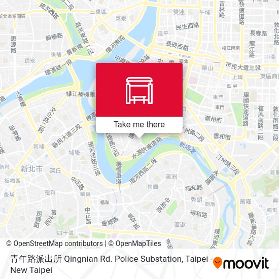 青年路派出所 Qingnian Rd. Police Substation map