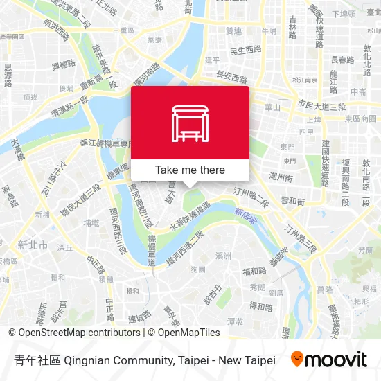 青年社區 Qingnian Community map