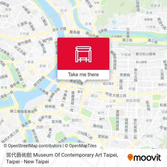 當代藝術館 Museum Of Contemporary Art Taipei map