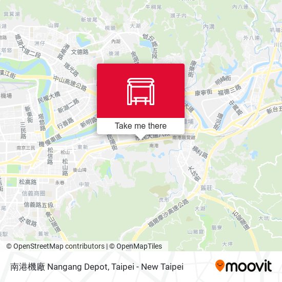南港機廠 Nangang Depot map