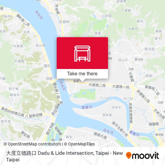 大度立德路口 Dadu & Lide Intersection map