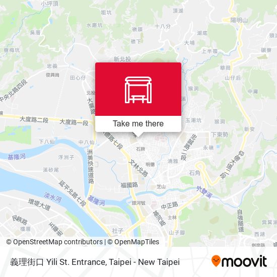 義理街口 Yili St. Entrance map