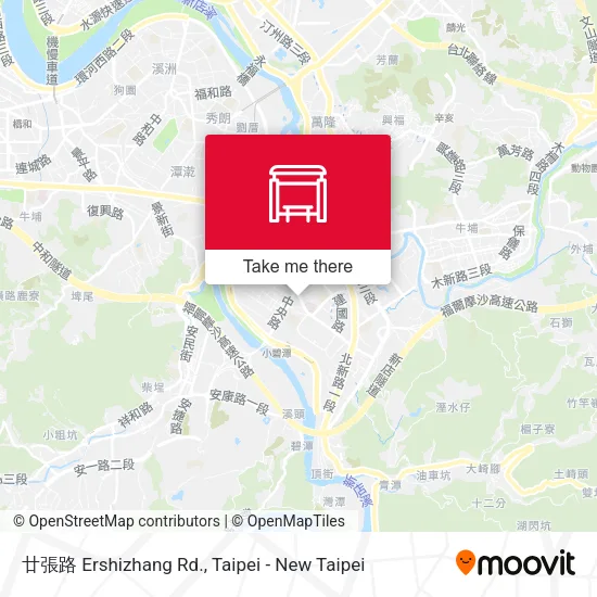 廿張路 Ershizhang Rd. map