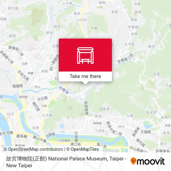 故宮博物院(正館) National Palace Museum地圖