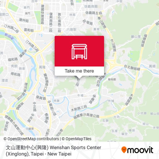文山運動中心(興隆) Wenshan Sports Center (Xinglong) map