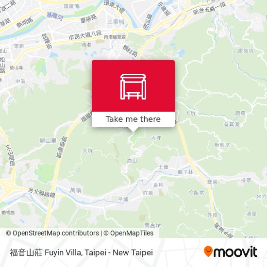 福音山莊 Fuyin Villa map