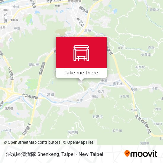 深坑區清潔隊 Shenkeng map