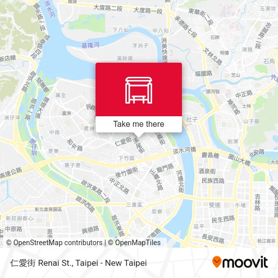 仁愛街 Renai St. map