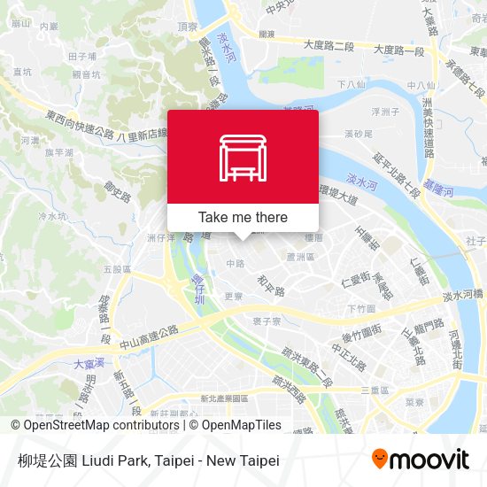 柳堤公園 Liudi Park map