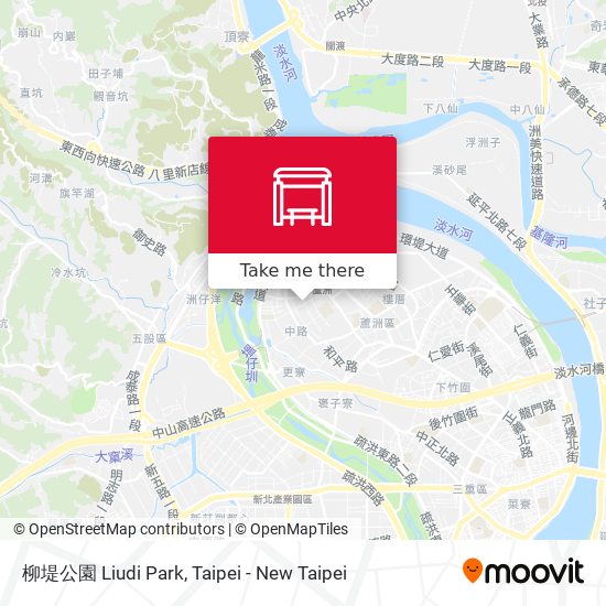 柳堤公園 Liudi Park map