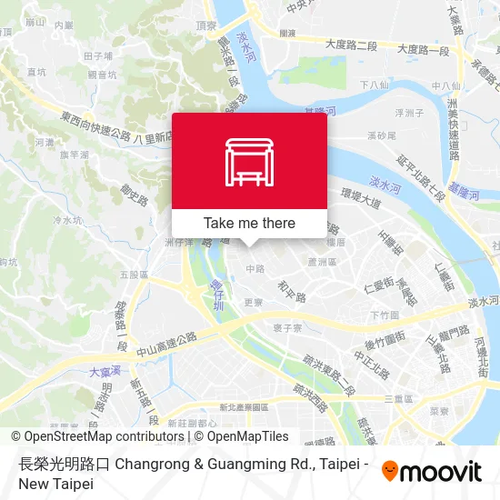 長榮光明路口 Changrong & Guangming Rd. map
