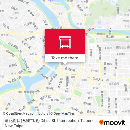 迪化街口(永樂市場) Dihua St. Intersection map