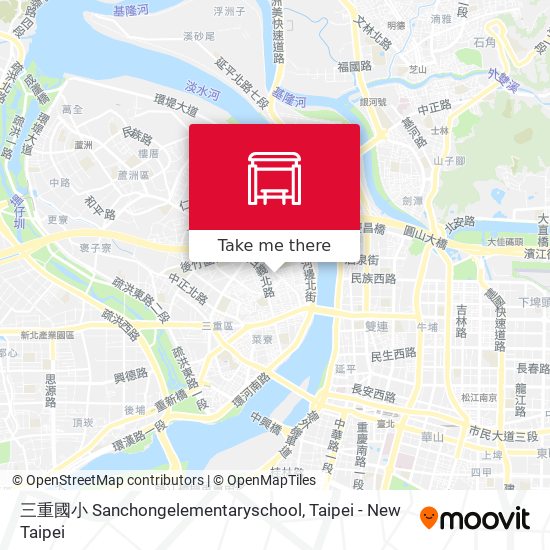 三重國小 Sanchongelementaryschool map
