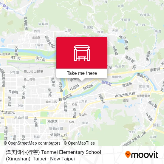 潭美國小(行善) Tanmei Elementary School (Xingshan) map