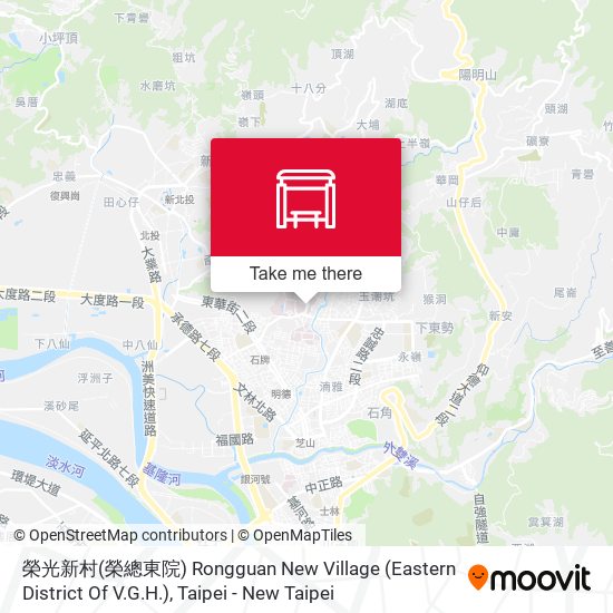 榮光新村(榮總東院) Rongguan New Village (Eastern District Of V.G.H.) map