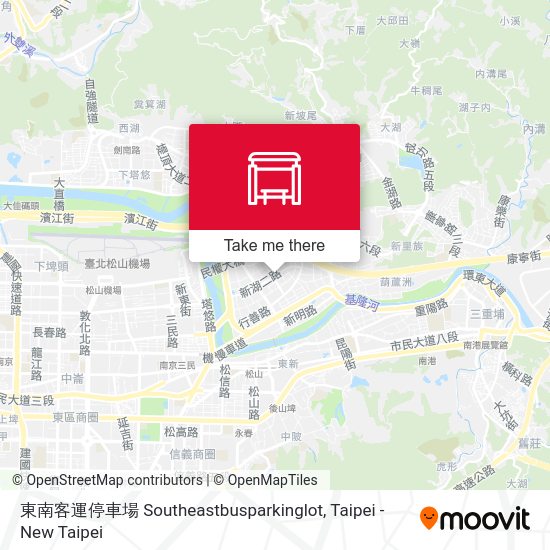 東南客運停車場 Southeastbusparkinglot地圖