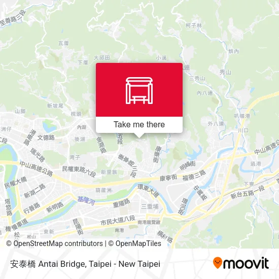 安泰橋 Antai Bridge map