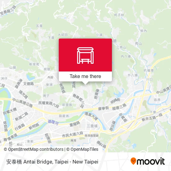 安泰橋 Antai Bridge map