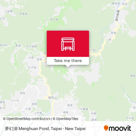 夢幻湖 Menghuan Pond map