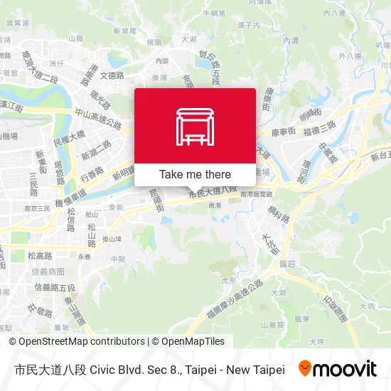 市民大道八段 Civic Blvd. Sec 8. map