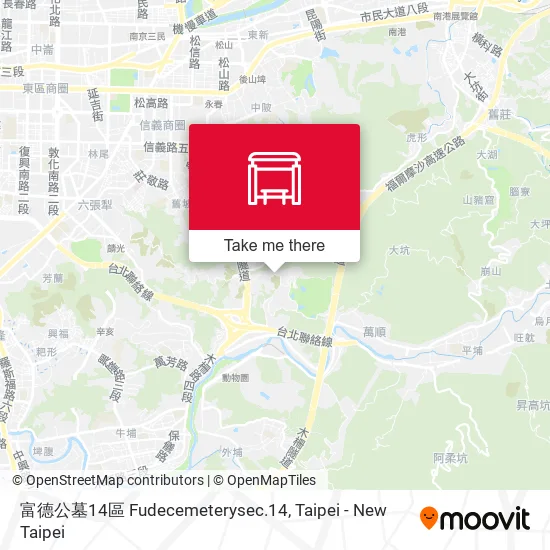 富德公墓14區 Fudecemeterysec.14 map