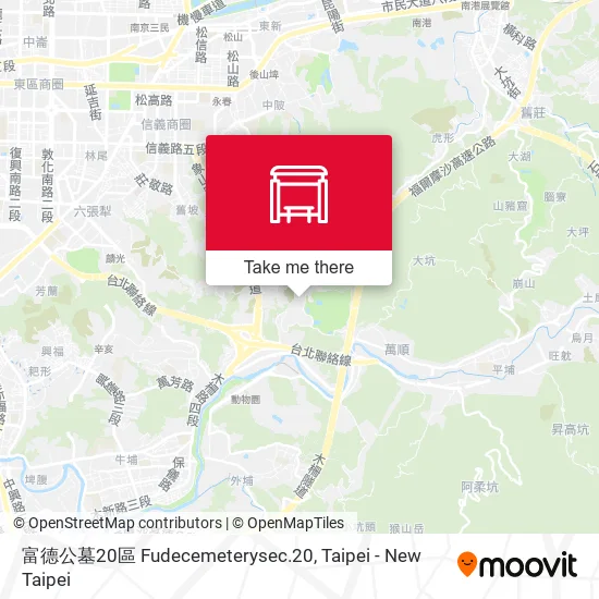 富德公墓20區 Fudecemeterysec.20 map
