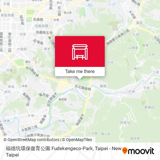 福德坑環保復育公園 Fudekengeco-Park地圖
