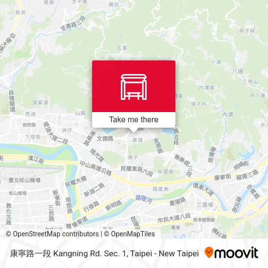 康寧路一段 Kangning Rd. Sec. 1地圖