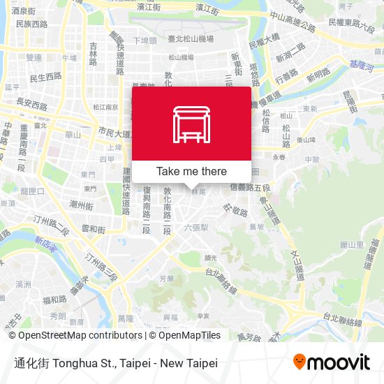 通化街 Tonghua St. map