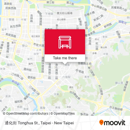 通化街 Tonghua St. map