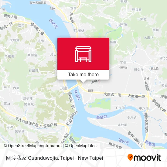 關渡我家 Guanduwojia map